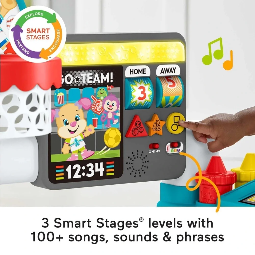 UGC Fisher-Price Laugh & Learn Toddler Learning Toy, 4-in-1 Game heavy ship item - Picture 5 of 9